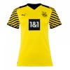 Billiga Fotbollströjor BVB Borussia Dortmund Dam Hemma tröja 2021/22 Kortärmad